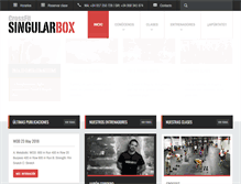 Tablet Screenshot of crossfitsingularbox.com